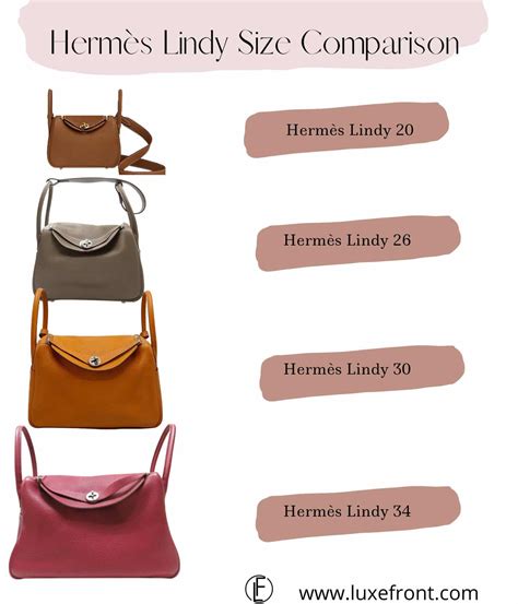 hermes lindy size